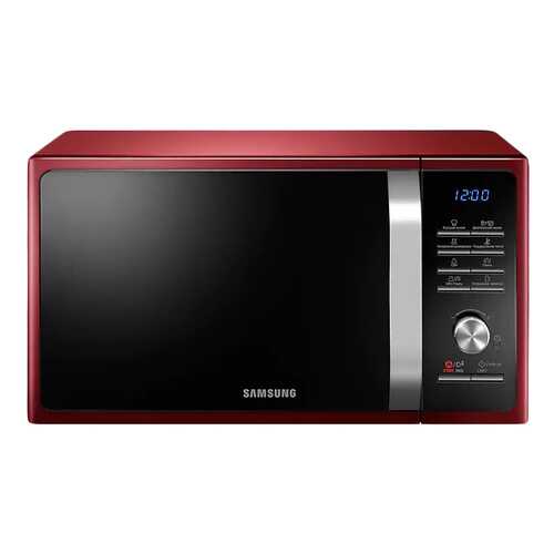 Микроволновая печь с грилем Samsung MG23F301TQR/BW red/black в Техношок