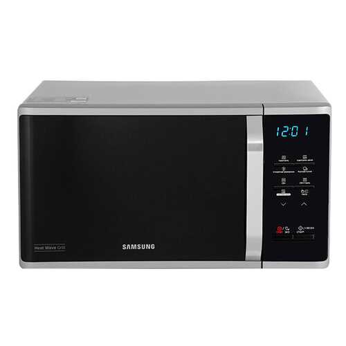 Микроволновая печь с грилем Samsung MG23K3573AS silver/black в Техношок