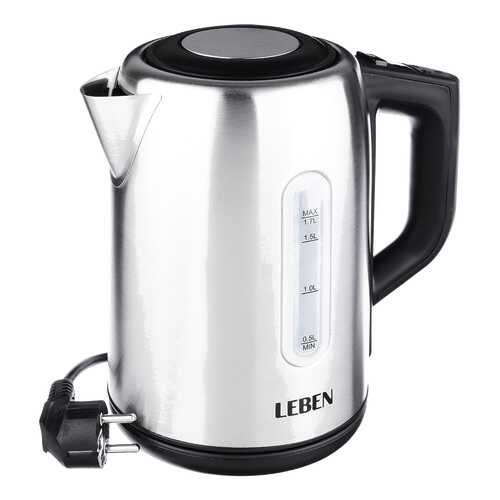 Чайник электрический LEBEN 291-045 Silver/Black в Техношок