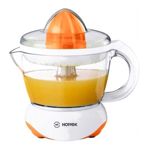 Соковыжималка для цитрусовых Hottek HT-978-003 white/orange в Техношок