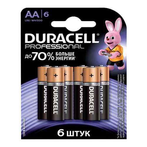 Батарейка Duracell Professional LR6-6BL 6 шт в Техношок