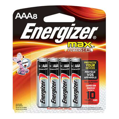 Батарейка Energizer MAX E92 8 шт в Техношок