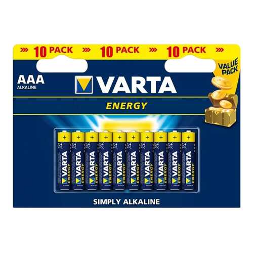 Батарейка Varta Energy LR03-10BL 10 шт в Техношок