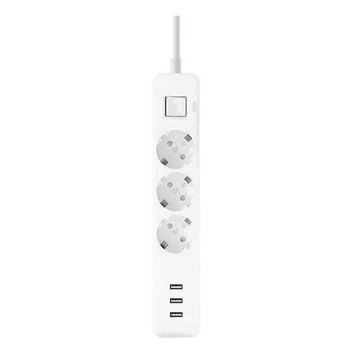 Сетевой фильтр Xiaomi Mi Power Strip, 3 розетки, 1,4 м, White в Техношок