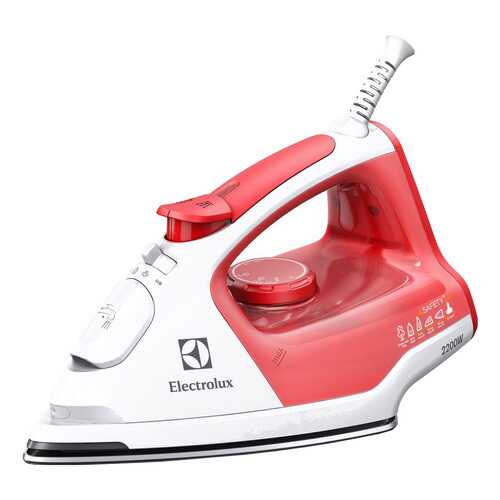 Утюг Electrolux 3 Safety Plus EDB5210 White/Red в Техношок