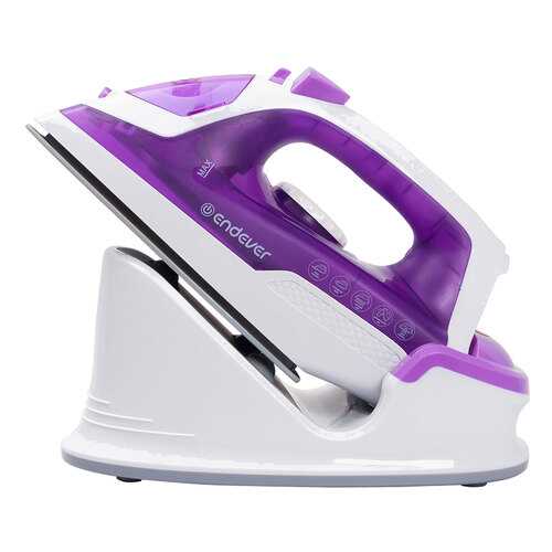 Утюг Endever Delta 120 White/Purple в Техношок