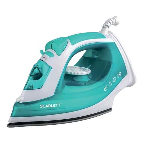 Утюг Scarlett SC - SI30P09 White/Cyan в Техношок