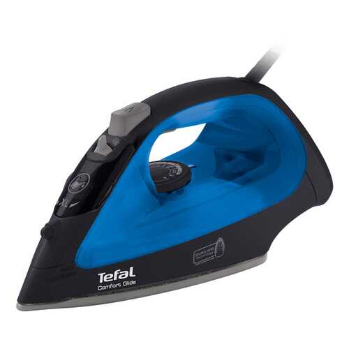 Утюг Tefal Comfort Glide FV2674E0 Black/Blue в Техношок