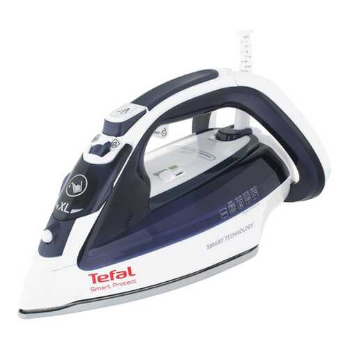 Утюг Tefal Ultragliss FV4982E0 White/Blue в Техношок