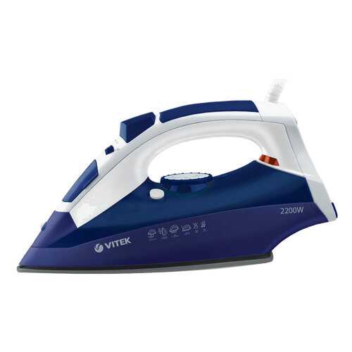 Утюг VITEK VT-1245P + Gift White/Blue/Purple в Техношок