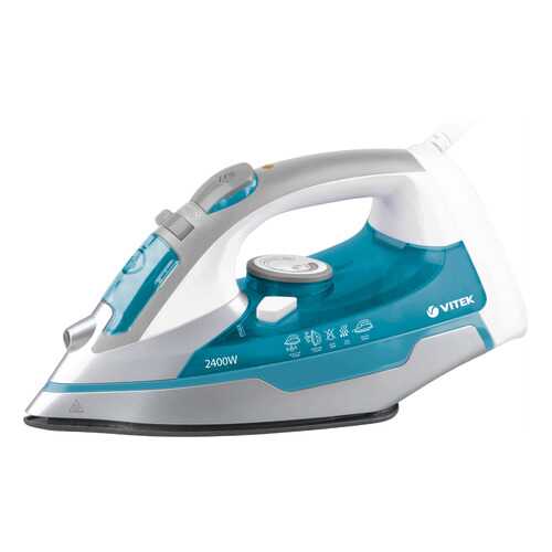 Утюг VITEK VT-1258 White/Cyan в Техношок