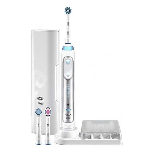 Электрическая зубная щетка Braun Oral-B Genius Genius 8000 (D701.535.5XC) White в Техношок