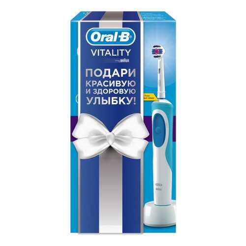 Электрическая зубная щетка Braun Oral-B Vitality 3D White в подарочной упаковке в Техношок