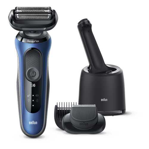 Электробритва Braun Series 6 60-B7500cc Blue в Техношок