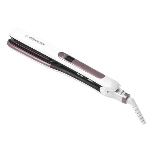 Выпрямитель волос Rowenta Brush & Straight SF7510F0 White/Pink в Техношок