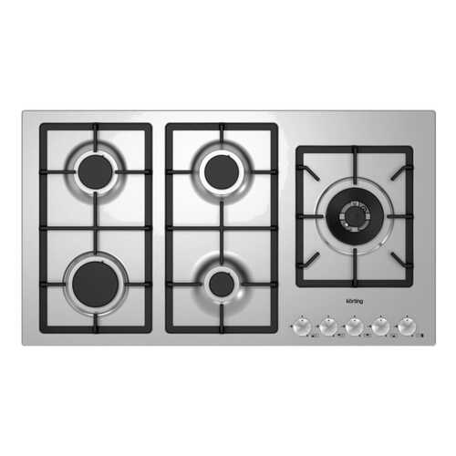 Встраиваемая варочная панель газовая Korting HG 997 CTX Silver в Техношок