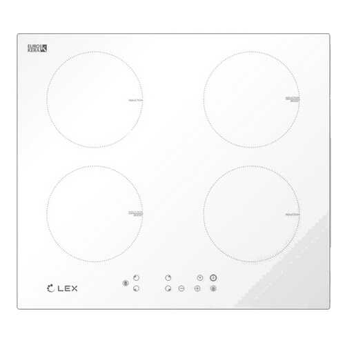 Встраиваемая варочная панель индукционная LEX EVI 640-1 WH White в Техношок